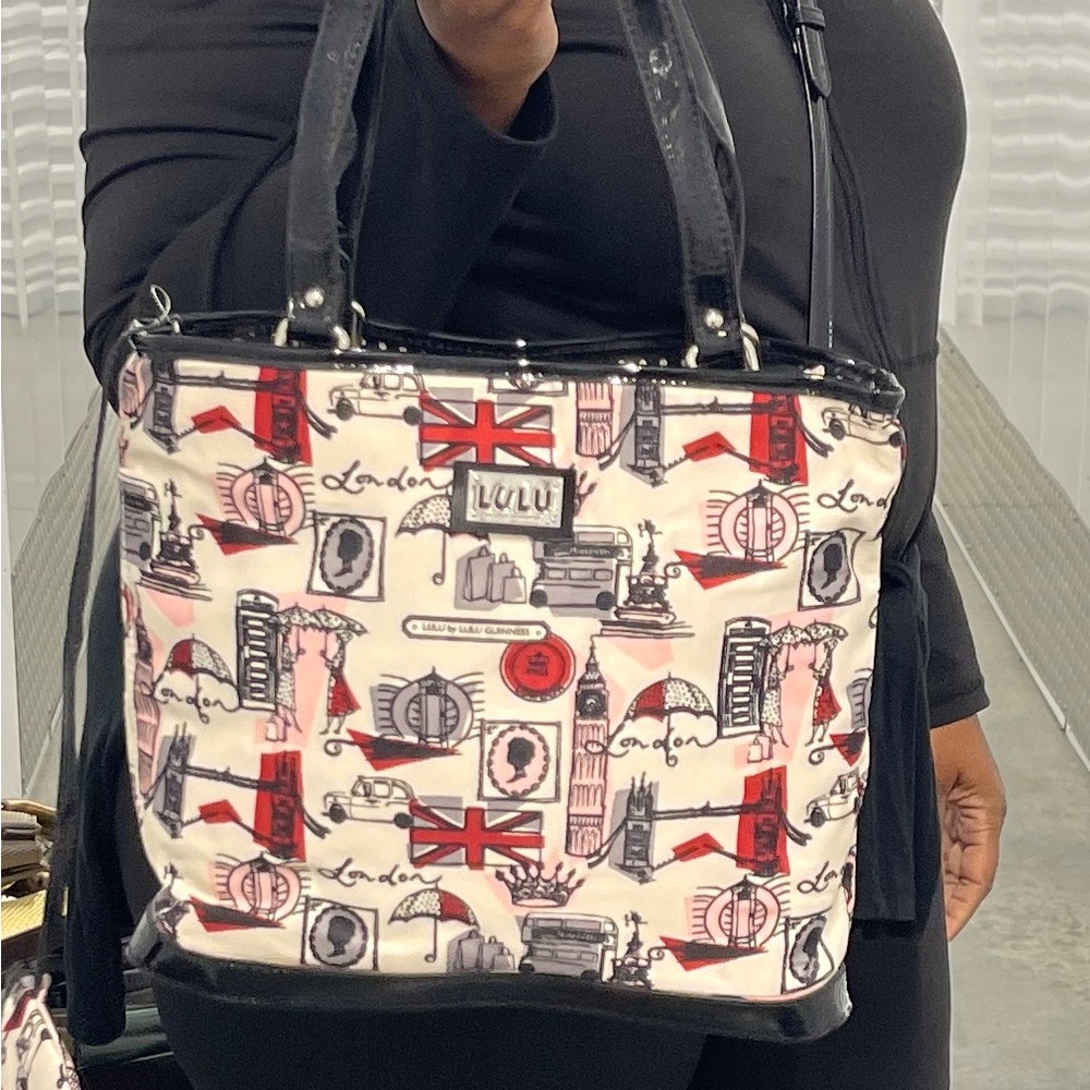 Lulu Guinness London Icon Print Tote